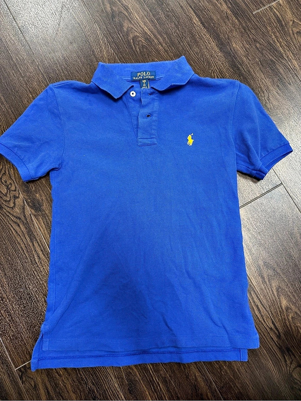 Polo Ralph Lauren Boys Cotton Mesh Polo Shirt Blue Small (8)